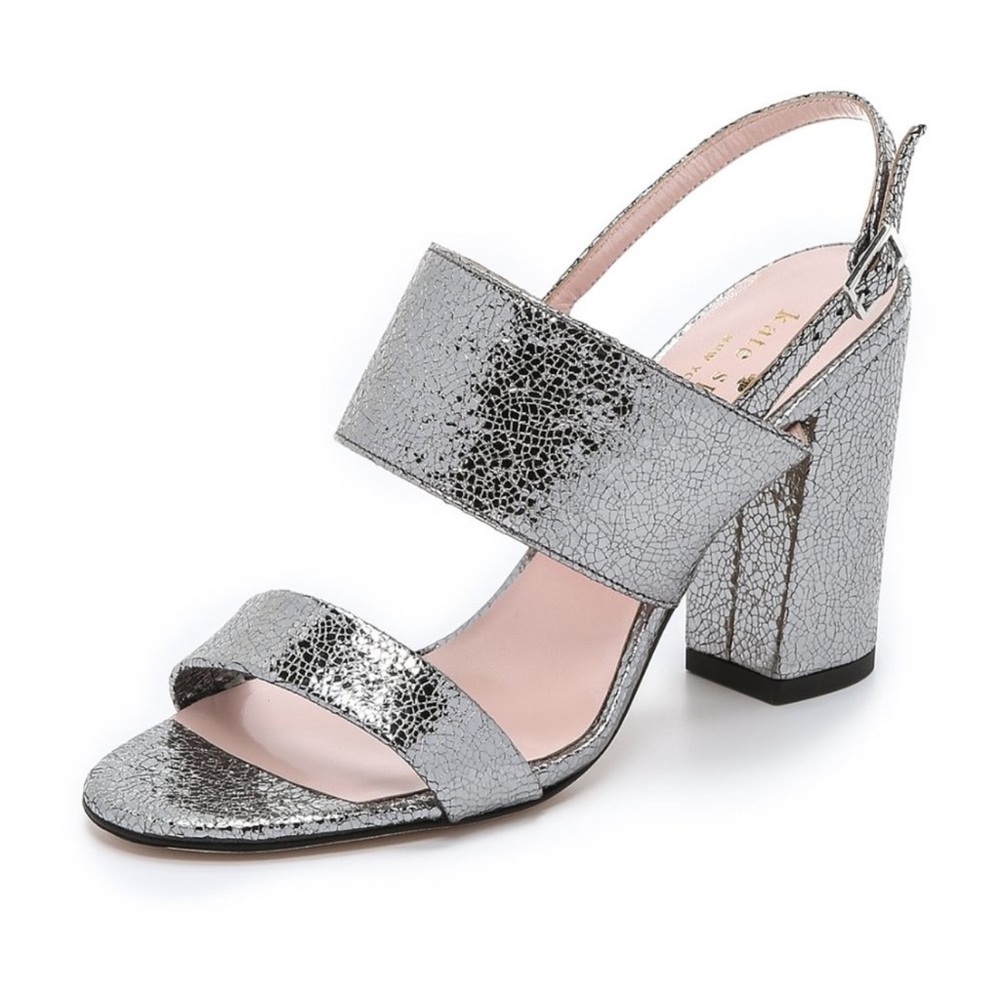Kate Spade Irvine Metalic Leather Slingback Sandal
